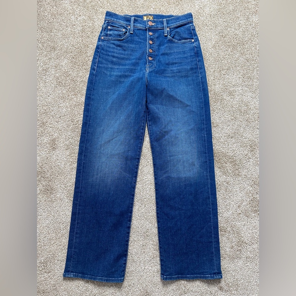 MOTHER Women's Blue Ankle & Cropped Jeans